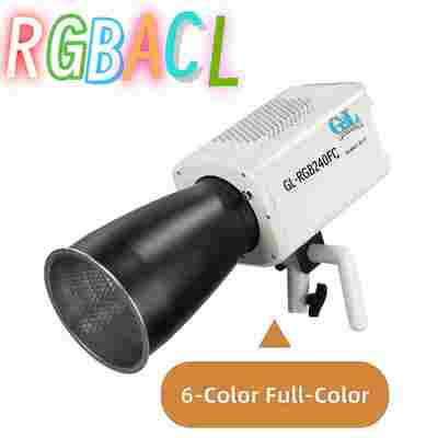 RGB 6-Color Full-Color Spotlight for Film Lighting/RGB/Bluetooth control/6in1 fornitore