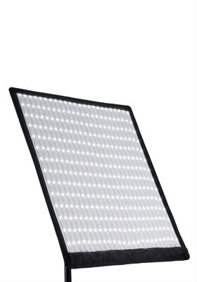 Portable Roll-up LED Light Adjustable Color Temperature 3200K-5600K Remote Control 200W Grid Softbox for Photography Live fornitore