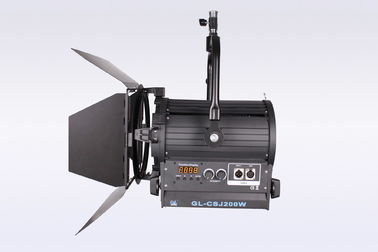 Luce TV Studio 200W Fresnel LED Illuminazione del palcoscenico Bi Color High TLCI/CRI Con Controllo DMX ((Pole-Operated Yoke) fornitore